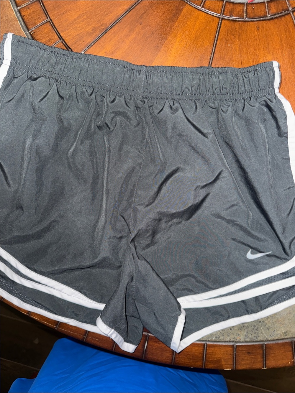 Nike Black Women's Running Shorts with White Trim